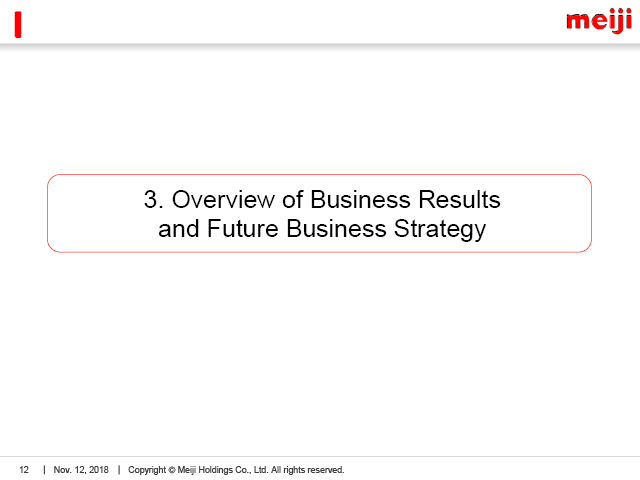 3. Overview of Business Results and Future Business Strategy