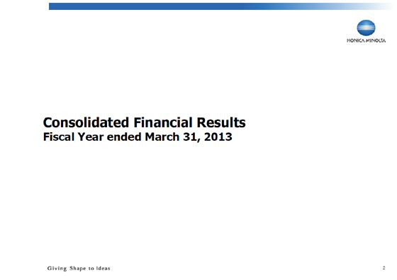 Consolidated Financial Results