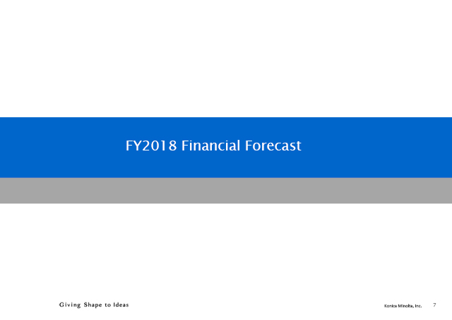 FY2018 Financial Forecast