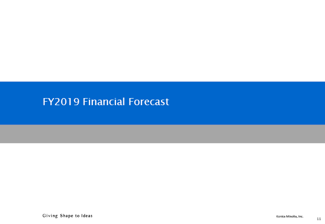 FY2019 Financial Forecast