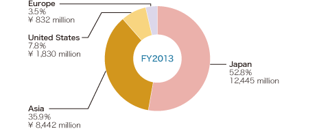 Net Sales by Geographic Segment