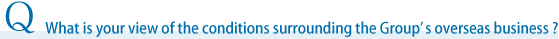 What is your view of the conditions surrounding the Groupfs overseas business?