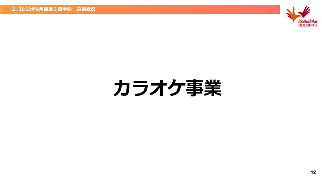 カラオケ事業