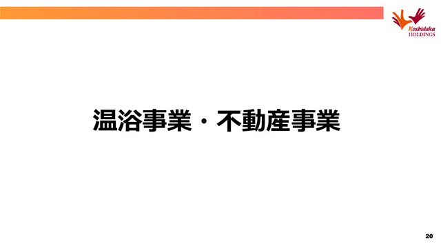 温浴事業・不動産事業