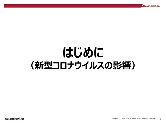 はじめに（新型コロナウイルスの影響）